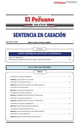 Sentencia en Casación