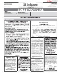 Boletín Oficial