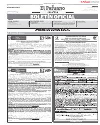 Boletín Oficial