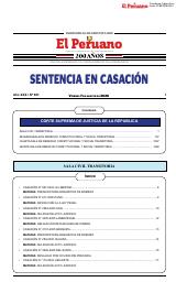 Sentencia en Casación