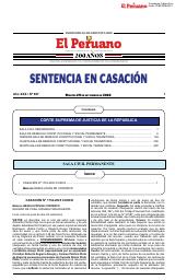 Sentencia en Casación
