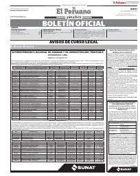 Boletín Oficial