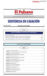 Sentencia en Casación