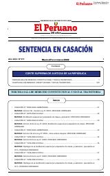 Sentencia en Casación