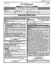 Boletín Oficial