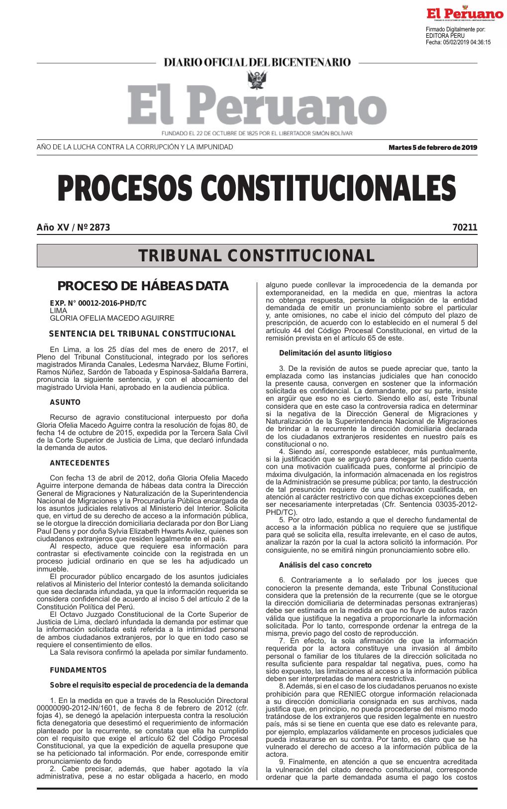 Procesos Constitucionales