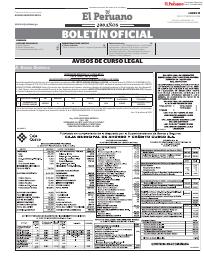 Boletín Oficial