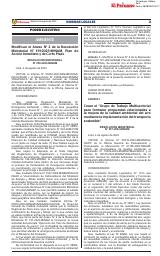 Modifican El Anexo N° 2 De La Resolución Ministerial N° 191-2023-MINAM ...